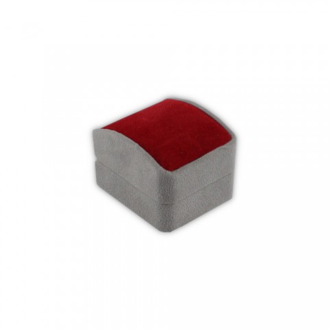 Alcantara Gri Yüzük Kutusu 12 Adet