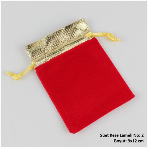 Süet Kuyumcu Kesesi Lameli  No:2 100 Adet